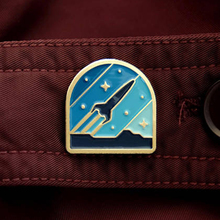 Rocket space enamel pin badge 2024 - buy cheap