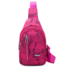 Нейлоновая нагрудная сумка, водонепроницаемая повседневная женская сумка через плечо, камуфляжная женская сумка-мессенджер, нагрудная Сумка-слинг, женская сумка 2024 - купить недорого