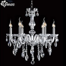 Lustre de cristal, moderno, para sala de estar, quarto, iluminação, moderno, 110 v a 240v 2024 - compre barato