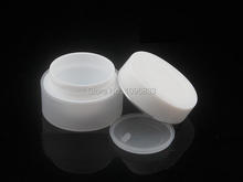 15G Frosted White Jar, Cream Sample Box, White Plastic Cosmetic Jars, Cream Packing Jar, 15ML Empty Packing Bottle, 50pcs/Lot 2024 - buy cheap