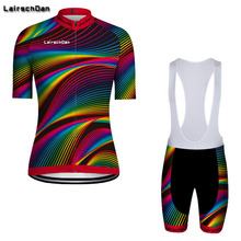 Conjunto de roupas para ciclismo feminino sptgrvo lairschano, camisa colorida para ciclismo 2019 mtb, roupas para bicicleta de estrada 2024 - compre barato