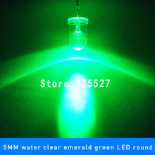 200 unids/lote verde esmeralda 5mm F5 ronda granos de la lámpara LED super brillante LED diodos emisores de luz (Alta Calidad) para DIY luces 2024 - compra barato
