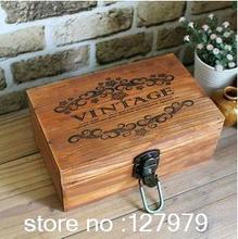 Caixa de armazenamento, caixa de joias retrô, para fazer a caixa de madeira antiga com fechadura, segredo, caixa de madeira, caixas ~ 2024 - compre barato