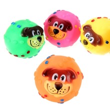 Pet Ball Toy Dog Chew Squeak Sound Soft Rubber Chew Sound Ball Toys For Dog Cat Puppy Pet Supplies 2024 - buy cheap