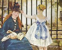 Railway by Edouard Manet modern art Painting High quality Hand painted 2024 - buy cheap