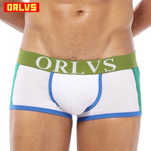 ORLVS Brand Men Boxer Men Underwear New Cotton U Pouch Sexy Underpants Cueca Cotton Pants Trunks Boxer shorts Male Panties 2024 - buy cheap