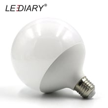 Lâmpada led lediary g120 e27, lâmpada led real de 20w com potência d120mm * h155mm, luz global de 220v-240v, luz esférica para lustre, lâmpada pingente 2024 - compre barato