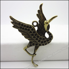 12 pcs Vintage Charms Birds  Pendant Antique bronze Fit Bracelets Necklace DIY Metal Jewelry Making 2024 - buy cheap