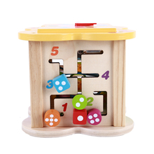 Bloque clasificador clásico de varias formas para niños, rompecabezas educativo de madera, caja de juguete Montessori, juguetes para niños 2024 - compra barato