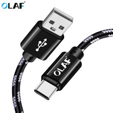 OLAF USB C Cable 1M 2M 3M Fast Charging Type-C USB 3.0 Data Cord cable For Samsung S9 Redmi Note 7 Mobile Phone Charger Cables 2024 - buy cheap