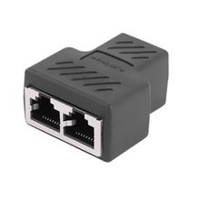 1 to 2 Ways Network Ethernet Head Lan Cable Female Joiner Coupler RJ45 Extender Plug Network Connector Splitter High Quality 2024 - buy cheap