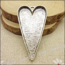 22 pcs Charms Heart Frame Pendant  Tibetan silver  Zinc Alloy Fit Bracelet Necklace DIY Metal Jewelry Findings 2024 - buy cheap
