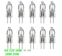 100pcs/lot G4 12V 20w lamp G4 12V 5W / 10W / 15W  / 35W / 50W bulb inserted beads crystal lamp bulb 2024 - buy cheap