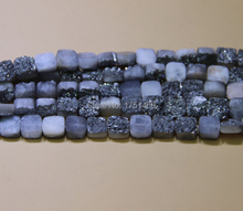Statement for Women Black Titanium Druzy Stone Coin Beads Pendants Drusy Stone Quartz Flat Round Beads Jewelry Making 2024 - buy cheap