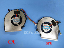New CPU GPU OEM Fan 4 Pins For MSI GE72 GE62 PE60 PE70 GL62 GL72 GL62M ms-16j3 GE62VR GP62MVR MS-16J8 MS-16JB Cooler PAAD06015SL 2024 - buy cheap