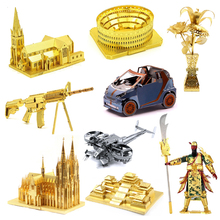 Microworld 3D metal Puzzle Avatar Scorpion helicopter car boat building model DIY laser cutting Jigsaw puzzle Toys for adults 2024 - buy cheap