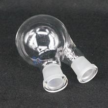 Vidrio de borosilicato de laboratorio, frasco de vidrio de junta 250, fondo redondo con dos cuellos, 24/29 ml 2024 - compra barato