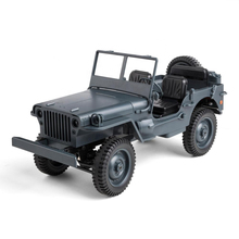 Military Model Electric Toys 1:10 Scale 2.4G 4WD World War II U. S. Army RC Willys JEEP Truck Model Toy For Gift Kids Collection 2024 - купить недорого