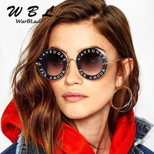 Warblade óculos de sol redondo vintage, óculos escuros quadrados para mulheres uv400 2019 2024 - compre barato