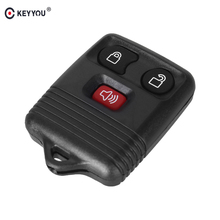 KEYYOU 2pcs 3 Button Remote Key Case Fob Shell Pad for Ford Transit Black 2024 - buy cheap