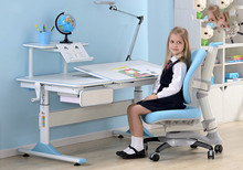 Juego de escritorio y silla ajustable para niños, mesa de aprendizaje de frutas Love, mesas de estudio de elevación y sillas, muebles para niños 2024 - compra barato