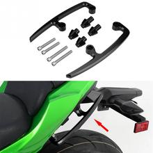 1Set CNC Aluminum Motorcycle Passenger Rear Grab Bar Rear Seat Rail Kit for Kawasaki Z650 2017 2018 New Arrive Rear Grab Bars 2024 - buy cheap