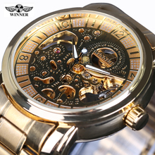 Reloj de pulsera Vintage para hombre, con correa de acero inoxidable, Steampunk, informal, automático, mecánico 2024 - compra barato