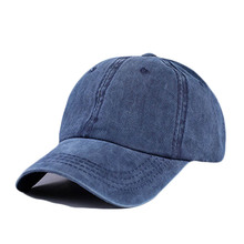 Gorra de béisbol de algodón lavada para hombre y mujer, gorra de béisbol de Color sólido Unisex, gorra de ocio para Padres 2024 - compra barato