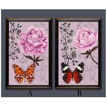 5d faça você mesmo quadrado enchimento pintura diamante ponto cruz flores e borboleta diamante mosaico de bordado decoração pintura 2024 - compre barato