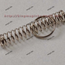 Spring and Ring Spring magic locked in the spring of the steel ring to free shuttle close up magic magic props 20pcs each lot 2024 - buy cheap