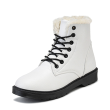 Botas de inverno femininas com pelúcia, mais novo estilo, bota de neve para estudantes, plataforma, 2018, ondas de inverno, botas de neve 2024 - compre barato