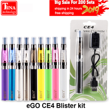 Набор электронной сигареты eGo CE4 e, электронная сигарета в блистерной упаковке, 650 мАч/900 мАч/1100 мАч, лучший атомайзер, перезаряжаемый аккумулятор, зарядное устройство, оптовая продажа 2024 - купить недорого