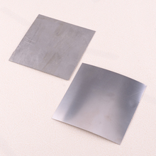 Letaosk folha de titânio quadrada espessa de 0.3 0.5mm, placa fina ti, suprimentos de metal 99.8% de pureza, material industrial ou diy 2024 - compre barato