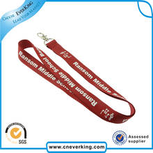 100pcs/lot 20mm*950mm custom LOGO screen printed lanyard with bulldog clip free shipping 2024 - buy cheap