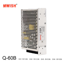 60W quad series LED protection switch power supply ac dc  CE RoHS Approval 2024 - buy cheap