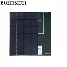Модуль солнечной батареи BUHESHUI, 4,2 Вт, 12 В, поликристаллическая солнечная панель, DIY, солнечная система 200*130*3 мм, высокое качество, бесплатная доставка 2024 - купить недорого
