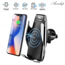 S5 10W/7.5W/5W wireless charger & car phone holder Fully automatic induction charger for your mobile phone phone stand 2024 - buy cheap