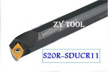 S20R-SDUCR11 Токарные режущие инструменты, токарный инструмент с ЧПУ, токарный станок, внутренний резьбовой инструмент, держатели для токарного станка, Расточная штанга 2024 - купить недорого
