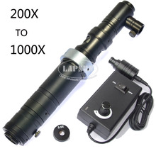 HD 1000X Zoom Stereo Microscope Camera Coaxial Light Monocular C-mount Zoom Lens 40mm/50mm Ring Zoon C-Mount Lens Glass Lens 2024 - buy cheap