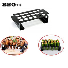 9''Non-Stick Chili Pepper Grill Rack 18 Hole jalapeno Pepper Roasting Rack Chicken Leg Non Stick Barbecue Holder BBQ Accessories 2024 - buy cheap