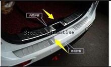 2 pcs Stainless Steel Rear Inner + outside Bumper Protector Guard Plate Trunk Gate For Mitsubishi Outlander 2013 2014 2024 - buy cheap