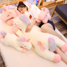 1pc 40-100cm precioso Peluche de Unicornio juguetes Tamaño gigante Unicornio Animal relleno caballo de juguete Unicornio muñeco de Peluche regalo para los niños 2024 - compra barato