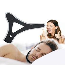 Joylife Quente Anti Snore Parar Ronco Chin Strap Apnéia Queixo Cinto Suporte Ajustável Dormir Aids 2024 - compre barato