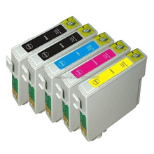 Tintas de T0711-T0715 compatibles con Epson Stylus, DX6000, DX6050, DX7000, DX7400, DX7450, DX8400, DX8450, S20, S21, SX100, SX105, SX110, 5pk 2024 - compra barato