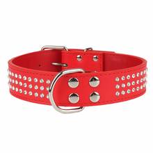 PipiFren Pink Big Dogs Collars Accessories Rhinestone Shop Supplies For Large Dog Necklace Pet Collars collier pour chien hunde 2024 - buy cheap