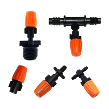 Orange Atomizing nozzle Industry Agriculture Cooling Humidify Misting Nozzle Garden Irrigation Watering Sprinklers 100 Pcs 2024 - buy cheap