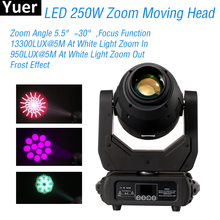 New 250W LED Zoom Moving Head Light 3IN1 DMX512 Sound Control DJ Disco Party Club Lights Color Musci Stage Moving Head Lights 2024 - buy cheap