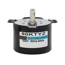 Motor de engrenagem ca de alta torque, baixo rpm, 50ktyz ac, motor de engrenagem síncrona, velocidade 220-50 rpm, j15042, 2.5 v 24v, 6-10a 2024 - compre barato