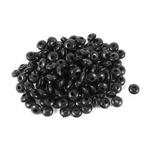 100 PCS 3/4/5/6/8/10/12/14/16/18/20mm Diâmetro Interno Preto Branco Anel de Vedação De Borracha Grommets Fiação do Cabo 2024 - compre barato