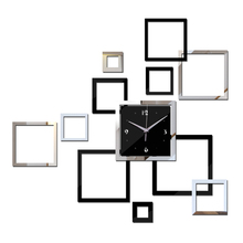 Wall Clock Quartz DIY Modern Acrylic Mirror Sticker Horloge Reloj De Pared Watch Living Room Decration 2024 - buy cheap